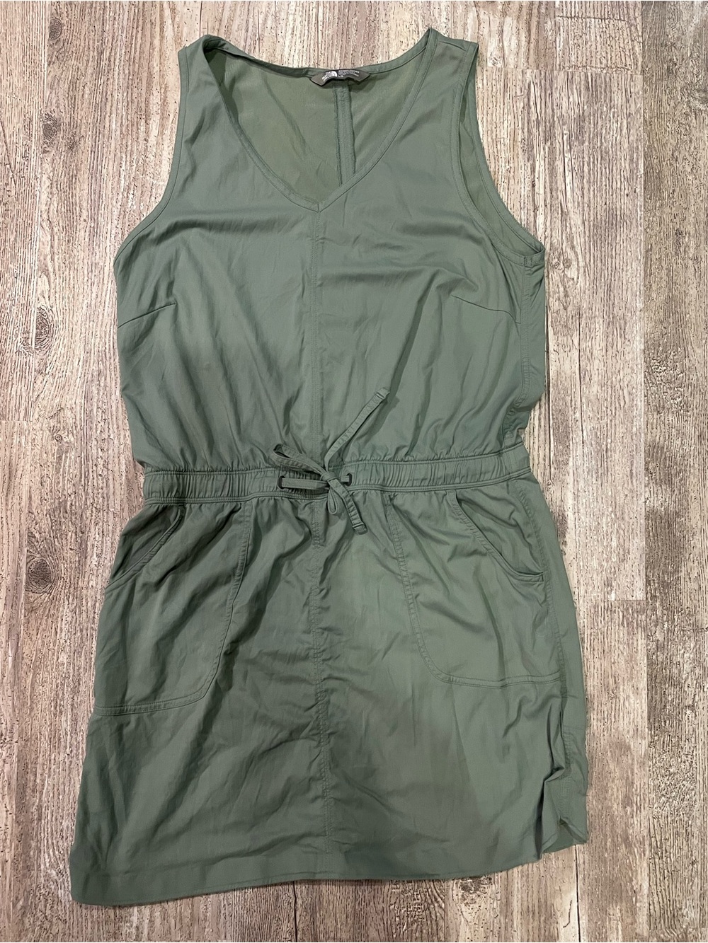 The North Face green tank dress women size large